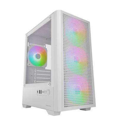 Mars Gaming MC-VECTOR ARGB Blanca Micro-ATX Caja para PC