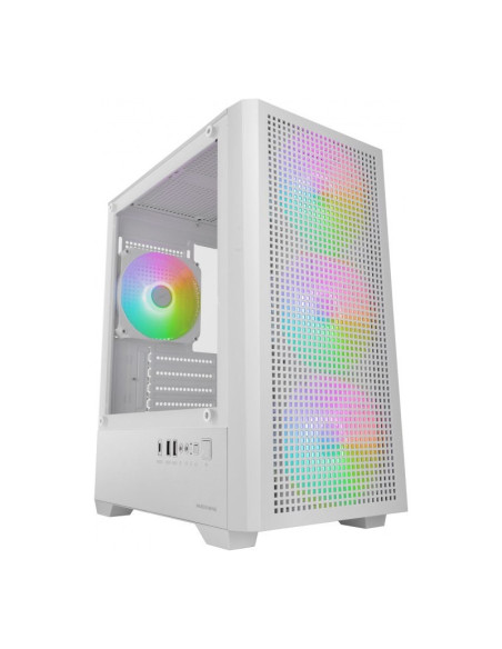 Mars Gaming MC-VECTOR ARGB Blanca Micro-ATX Caja para PC