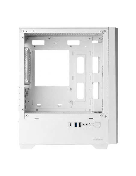 Mars Gaming MC-VECTOR ARGB Blanca Micro-ATX Caja para PC