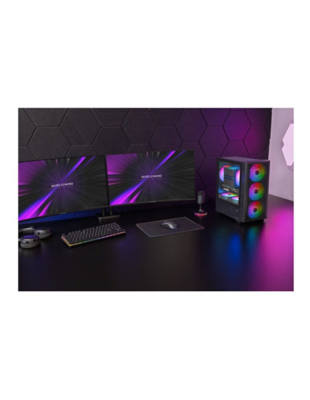 Mars Gaming MC-VECTOR ARGB Micro-ATX Caja para PC