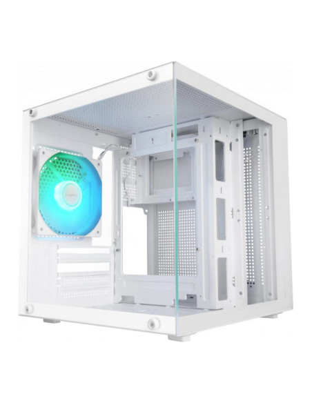 Mars Gaming MC-CUBE Blanca Micro-ATX Caja para PC