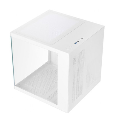 Mars Gaming MC-CUBE Blanca Micro-ATX Caja para PC