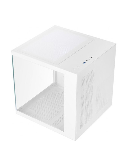 Mars Gaming MC-CUBE Blanca Micro-ATX Caja para PC