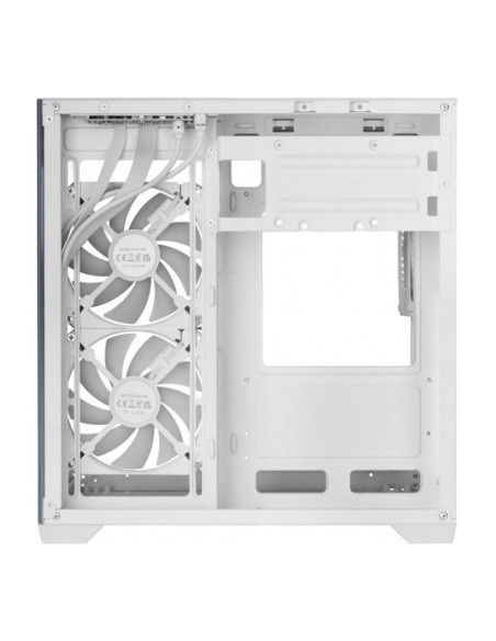 Mars Gaming MC-VIEW3 Blanca Micro-ATX Caja para PC