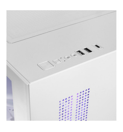Mars Gaming MC-VIEW3 Blanca Micro-ATX Caja para PC
