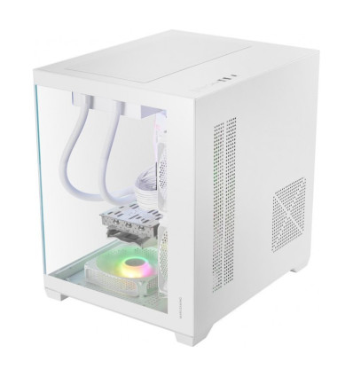 Mars Gaming MC-VIEW3 Blanca Micro-ATX Caja para PC