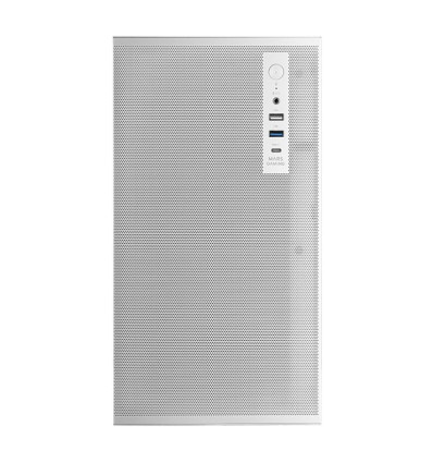 Mars Gaming MC-MESHPRO Blanca Micro-ATX Caja para PC
