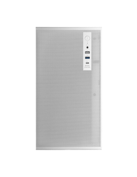 Mars Gaming MC-MESHPRO Blanca Micro-ATX Caja para PC