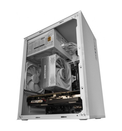 Mars Gaming MC-MESHPRO Blanca Micro-ATX Caja para PC