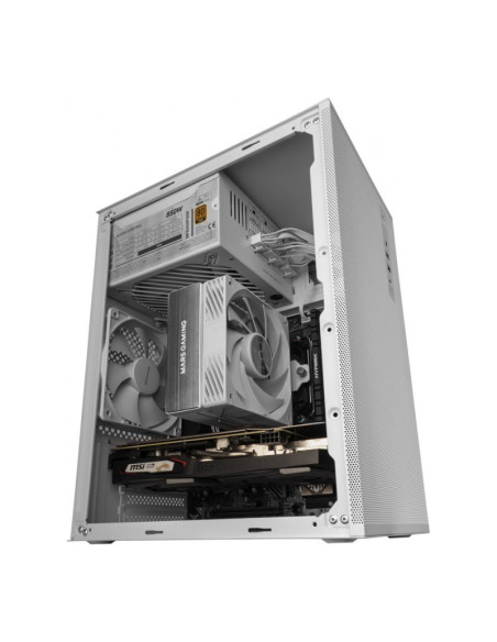 Mars Gaming MC-MESHPRO Blanca Micro-ATX Caja para PC