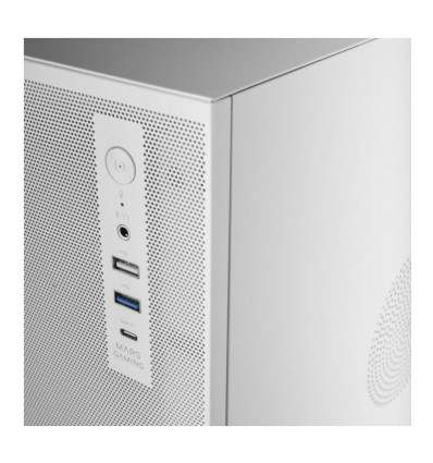 Mars Gaming MC-MESHPRO Blanca Micro-ATX Caja para PC