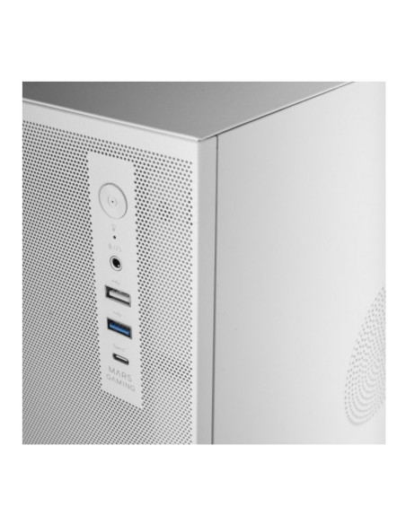 Mars Gaming MC-MESHPRO Blanca Micro-ATX Caja para PC