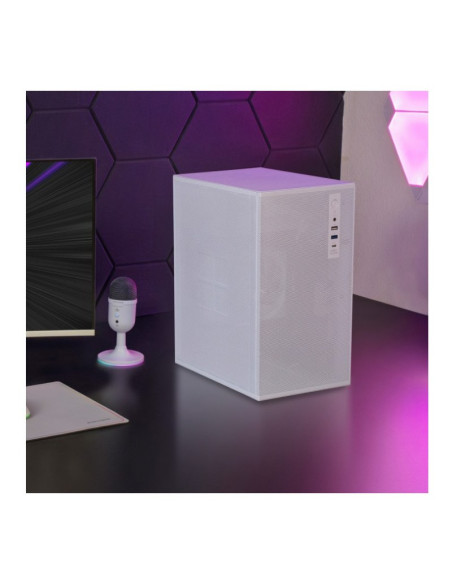 Mars Gaming MC-MESHPRO Blanca Micro-ATX Caja para PC