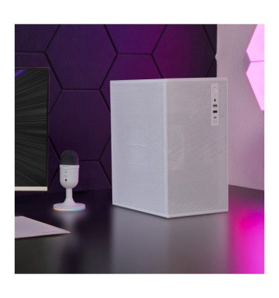 Mars Gaming MC-MESHPRO Blanca Micro-ATX Caja para PC