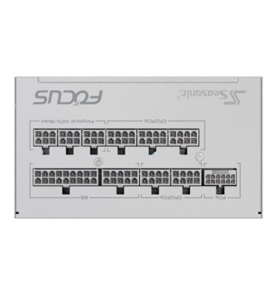 Seasonic Focus GX-850 ATX 3 2024 (PCIe 5.0) Fuente de alimentación Blanca 850W