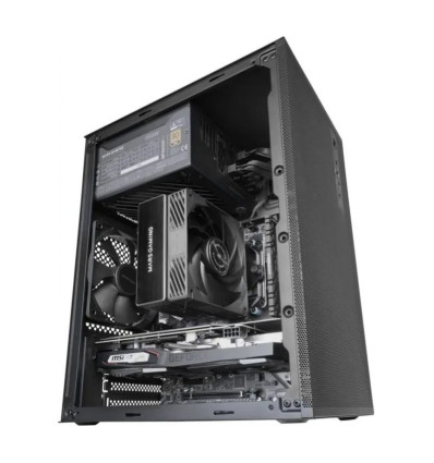 Mars Gaming MC-MESHPRO Black Micro-ATX Caja para PC