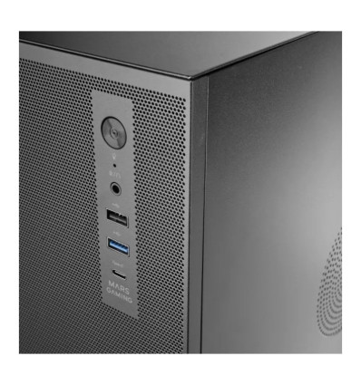Mars Gaming MC-MESHPRO Black Micro-ATX Caja para PC