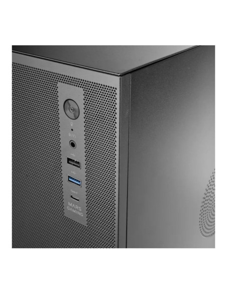 Mars Gaming MC-MESHPRO Black Micro-ATX Caja para PC