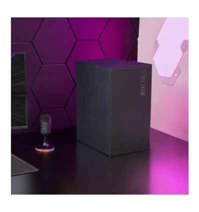 Mars Gaming MC-MESHPRO Black Micro-ATX Caja para PC