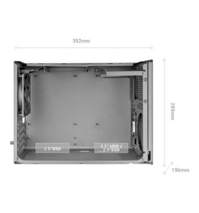 Mars Gaming MC-XPRO Blanca Micro-ATX Caja para PC