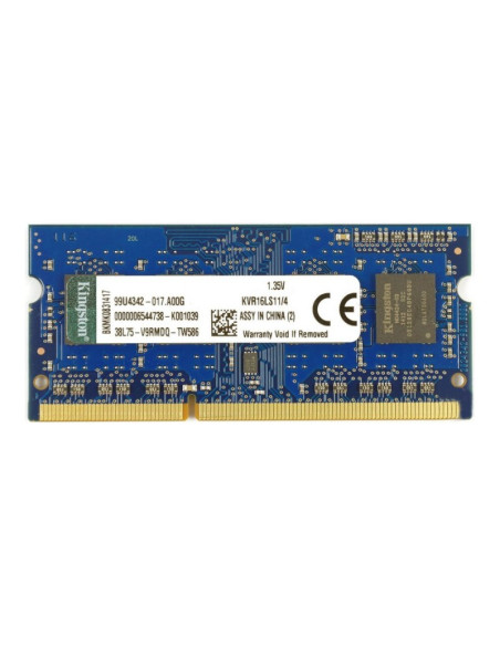 Kingston 4GB RAM DDR3 1600MHz CL11 SODIMM