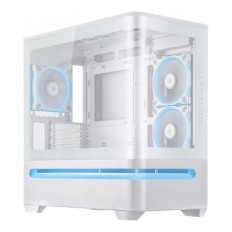 Asus Prime AP202 TG aRGB Blanca Micro-ATX Caja para PC
