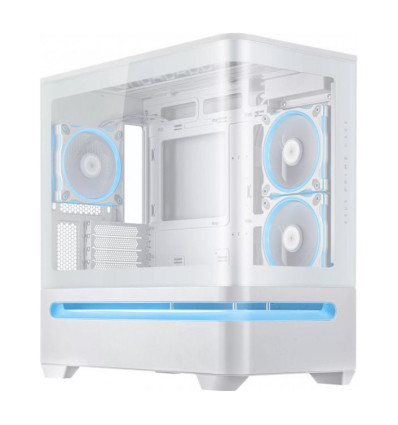 Asus Prime AP202 TG aRGB Blanca Micro-ATX Caja para PC