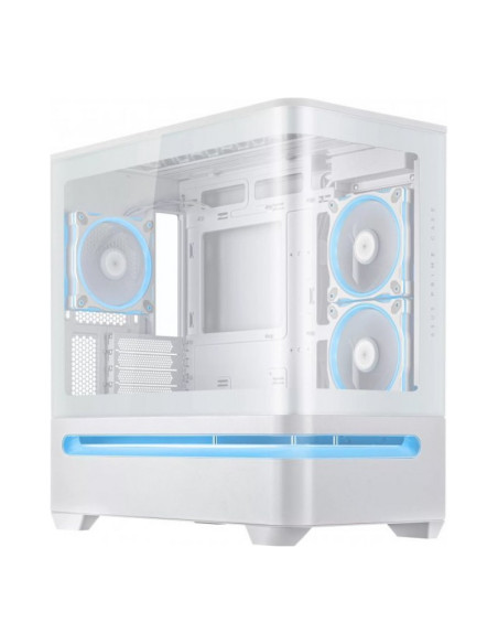 Asus Prime AP202 TG aRGB Blanca Micro-ATX Caja para PC