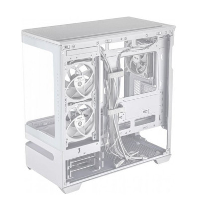 Asus Prime AP202 TG aRGB Blanca Micro-ATX Caja para PC