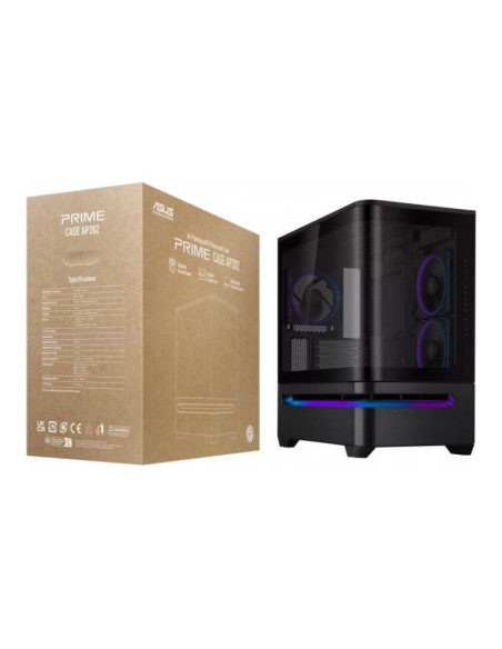 Asus Prime AP202 TG aRGB Micro-ATX Caja para PC
