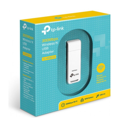 Comprar tarjeta TP-LINK TL-WN821N USB Wireless 300MB