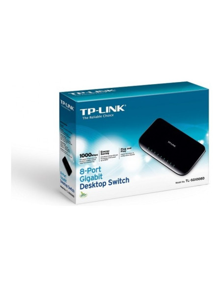 Comprar switch TP-LINK TL-SG1008D 8 Puertos Gigabit  - Red Computer