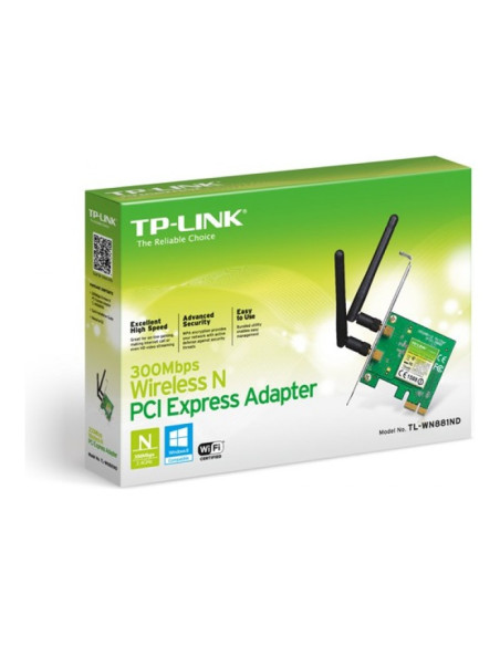TP-LINK TL-WN881ND - Comprar tarjeta inalámbrica PCI Express 300 Mbs
