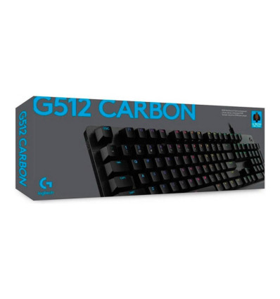 Teclado mecánico Logitech G512 Carbon GX Brown
