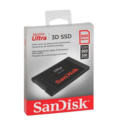 SSD SanDisk SSD Ultra 3D 500GB 2.5"