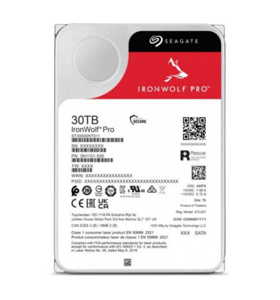 Seagate IronWolf Pro 30TB 3.5" HDD