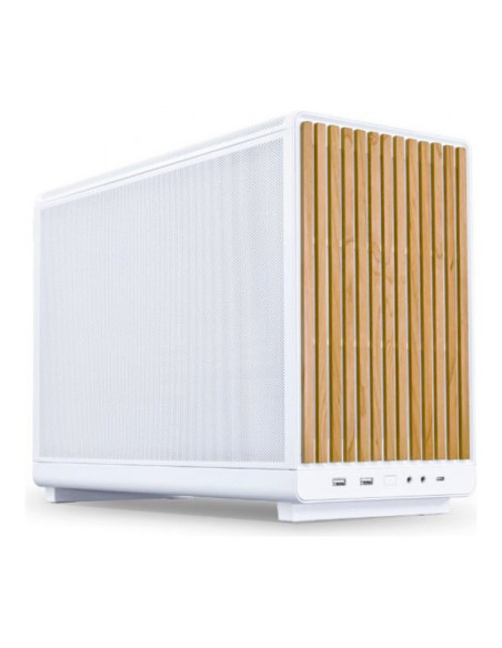 Lian Li A3 Wood Blanca Micro-ATX Caja para PC