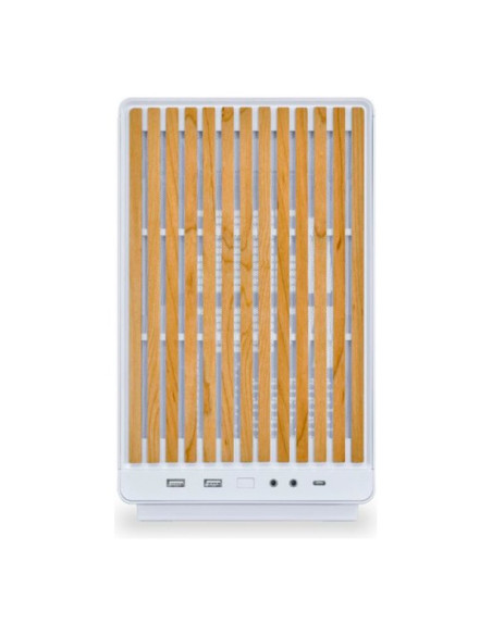 Lian Li A3 Wood Blanca Micro-ATX Caja para PC
