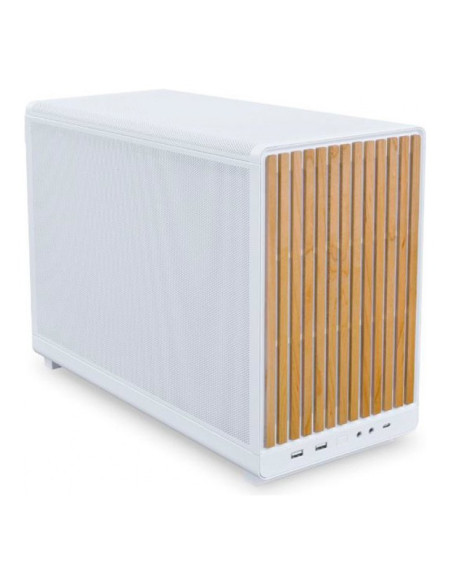 Lian Li A3 Wood Blanca Micro-ATX Caja para PC