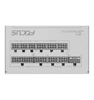 Seasonic Focus GX-1000 ATX 3 2024 (PCIe 5.0) Blanca Fuente de alimentación 1000W