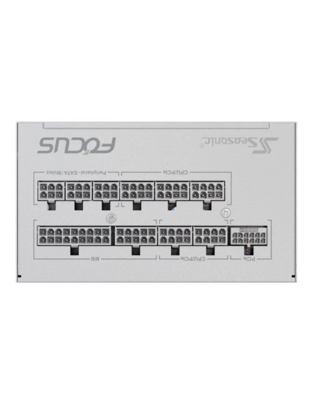 Seasonic Focus GX-1000 ATX 3 2024 (PCIe 5.0) Blanca Fuente de alimentación 1000W