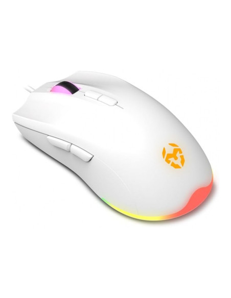 Krom Kenta Blanco Pack Teclado + Ratón + Auriculares + Alfombrilla