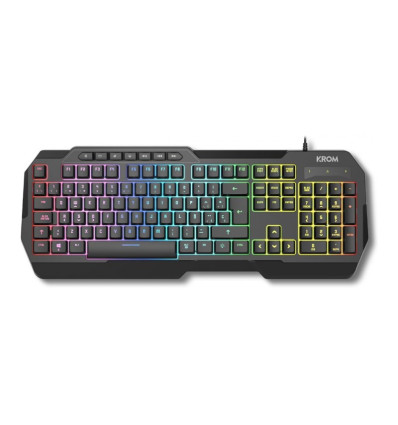 Krom Kenta Pack Teclado + Ratón + Auriculares + Alfombrilla