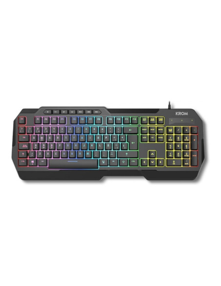 Krom Kenta Pack Teclado + Ratón + Auriculares + Alfombrilla