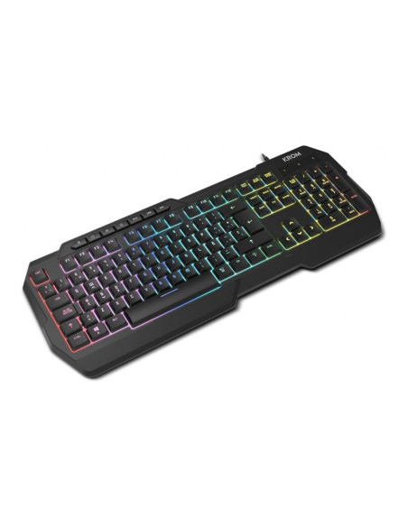 Krom Kenta Pack Teclado + Ratón + Auriculares + Alfombrilla
