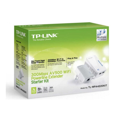 Adaptador PLC TP-Link TL-WPA4220KIT AV500