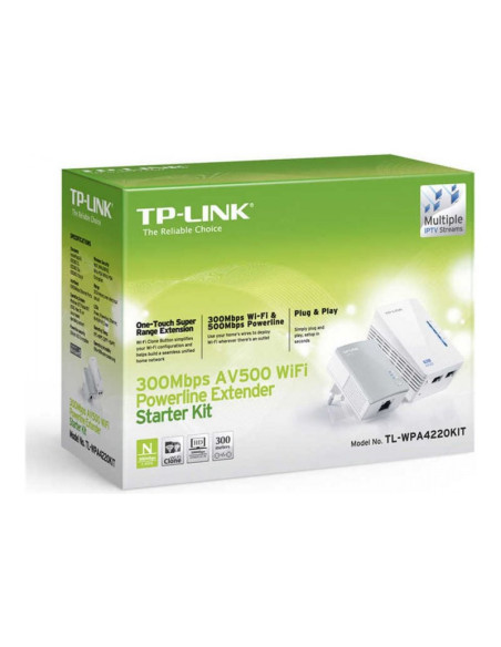 Adaptador PLC TP-Link TL-WPA4220KIT AV500