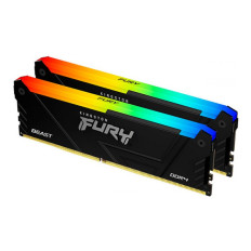 Kingston Fury Beast RGB 32GB (2x16GB) DDR4 3600MHz CL18 Intel XMP