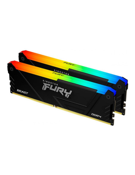 Kingston Fury Beast RGB 32GB (2x16GB) DDR4 3600MHz CL18 Intel XMP