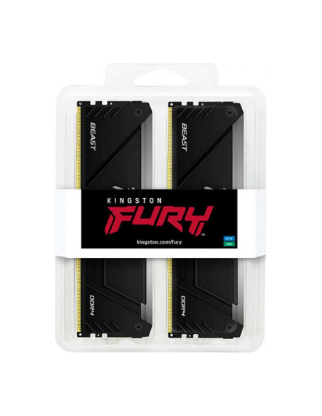 Kingston Fury Beast RGB 32GB (2x16GB) DDR4 3600MHz CL18 Intel XMP